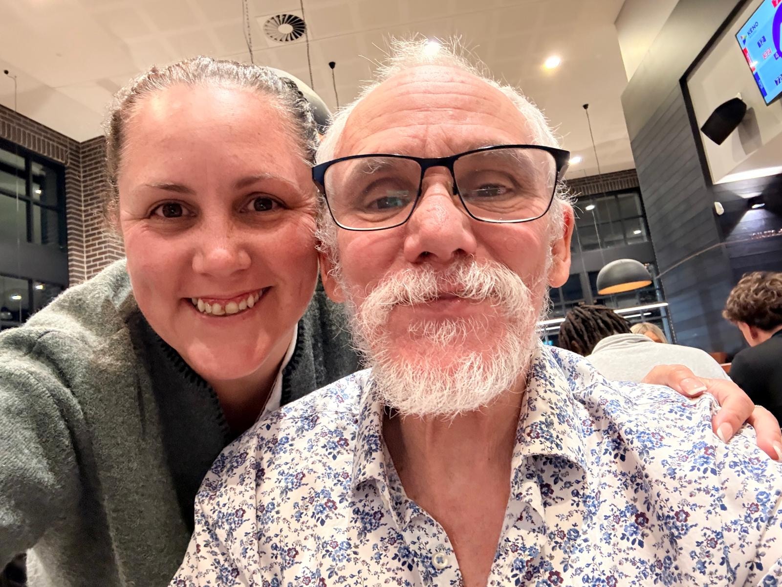 A personal moment with family and friends